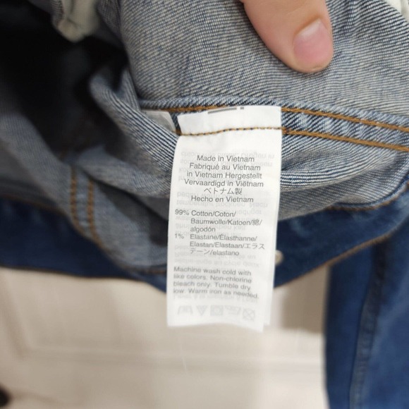 J Crew Mercantile Jean Jacket Womens Blue Denim Short Trucker Front Pockets S - Picture 8 of 11